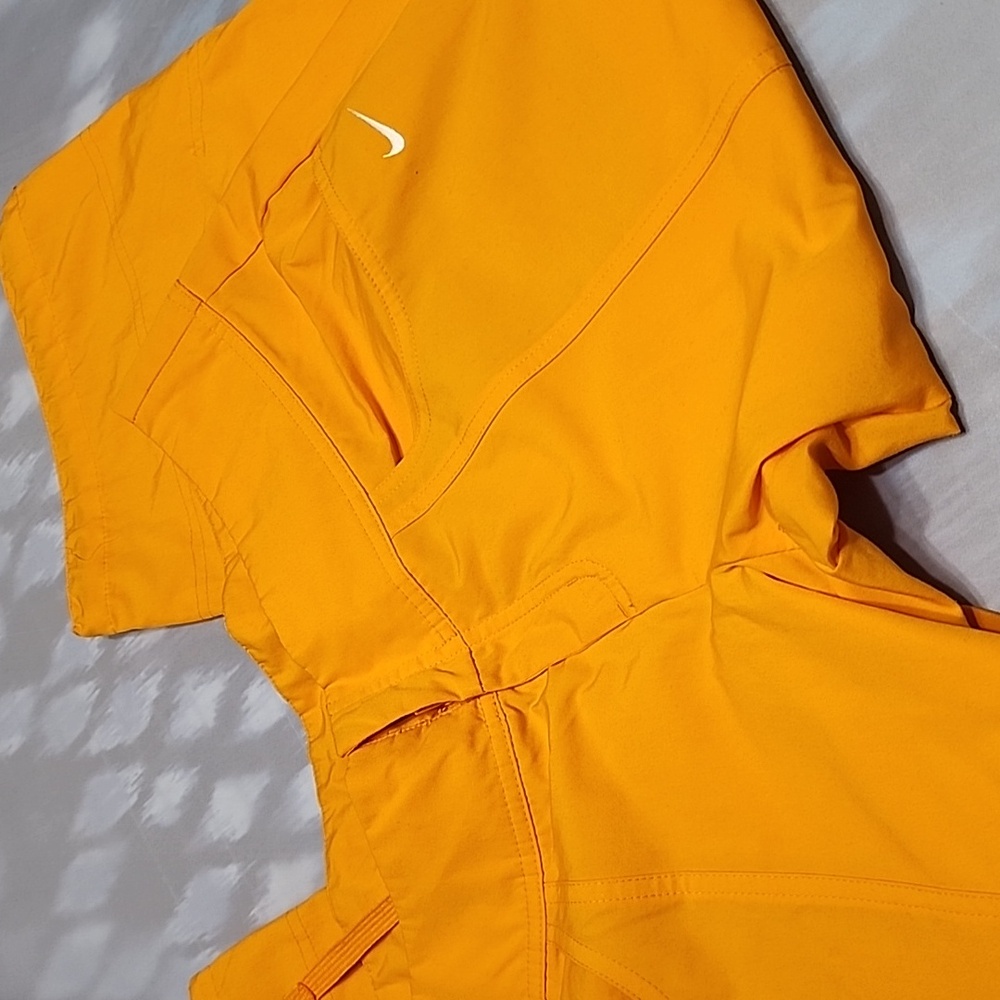 VINTAGE Nike Orange Women's L(12/14) Paratrooper Military Style Capri Pants